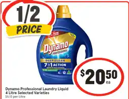 IGA Dynamo Professional Laundry Liquid offer