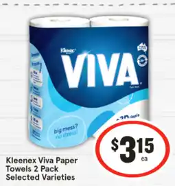 IGA Kleenex Viva Paper Towels offer