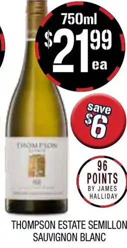 Thompson Estate Semillon Sauvignon Blanc
