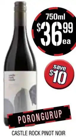 Farmer Jack's Castle Rock Pinot Noir offer