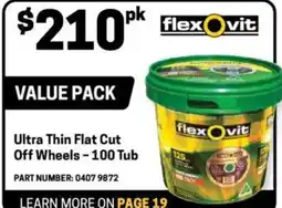 Blackwoods Ultra Thin Flat Cut Off Wheels - 100 Tub offer