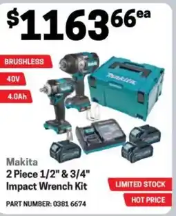 Blackwoods 2 Piece 1/2" & 3/4" Impact Wrench offer