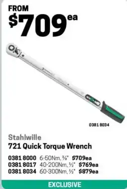 Blackwoods 721 Quick Torque Wrench offer