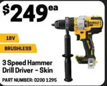 Blackwoods 3 Speed Hammer Drill Driver - Skin offer