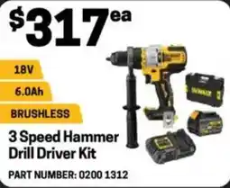 Blackwoods 3 Speed Hammer Drill Driver Kit offer