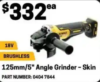 Blackwoods 125mm/5" Angle Grinder - Skin offer