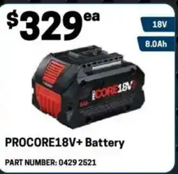 Blackwoods Procore18v+ Battery offer