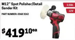 Blackwoods M12 Spot Polisher/Detail Sander Kit offer