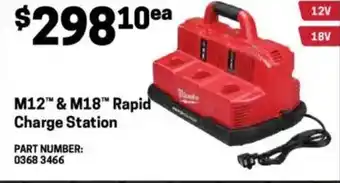 Blackwoods M12 & M18 Rapid Charge Station offer