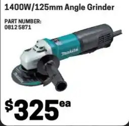 Blackwoods 1400W/125mm Angle Grinder offer