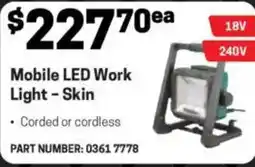 Blackwoods Mobile LED Work Light-Skin offer