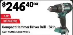 Blackwoods Compact Hammer Driver Drill - Skin offer