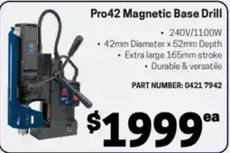 Blackwoods Pro42 Magnetic Base Drill offer