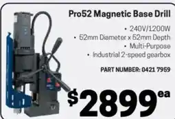 Blackwoods Pro52 Magnetic Base Drill offer