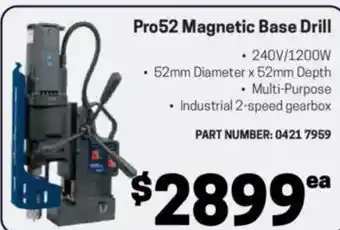 Blackwoods Pro52 Magnetic Base Drill offer