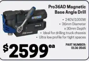 Blackwoods Pro36AD Magnetic Base Angle Drill offer