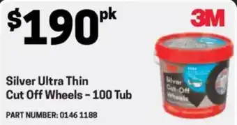 Blackwoods Silver Ultra Thin Cut Off Wheels - 100 Tub offer