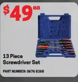 Blackwoods 13 Piece Screwdriver Set offer