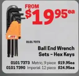 Blackwoods Ball End Wrench Sets - Hex Keys offer