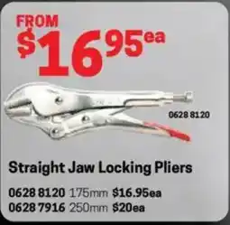 Blackwoods Straight Jaw Locking Pliers offer