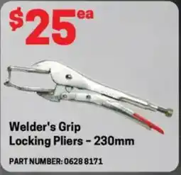 Blackwoods Welder's Grip Locking Pliers - 230mm offer