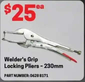 Blackwoods Welder's Grip Locking Pliers - 230mm offer