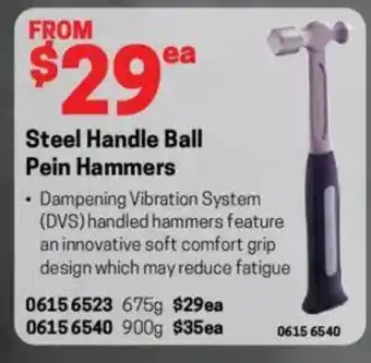 Blackwoods Steel Handle Ball Pein Hammers offer