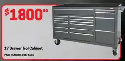 Blackwoods 17 Drawer Tool Cabinet offer