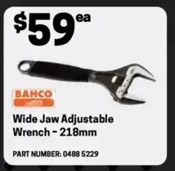 Blackwoods Wide Jaw Adjustable Wrench - 218mm offer