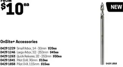 Blackwoods OnSite+ Accessories Pilot Drill 115mm offer
