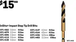 Blackwoods OnSite+ Impact Step Tip Drill Bits 40.mm offer