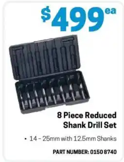 Blackwoods 8 Piece Reduced Shank Drill Set offer