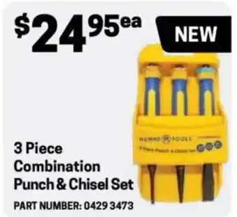 Blackwoods 3 Piece Combination Punch & Chisel Set offer