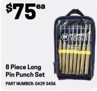 Blackwoods 8 Piece Long Pin Punch Set offer