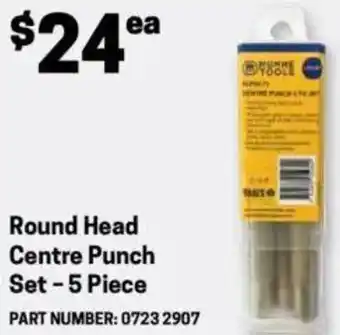 Blackwoods Round Head Centre Punch Set - 5 Piece offer