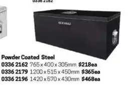 Blackwoods Flat Top Toolboxes Powder Coated Steel 765x400x305mm offer