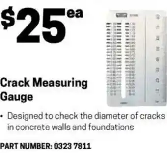 Blackwoods Crack Measuring Gauge offer