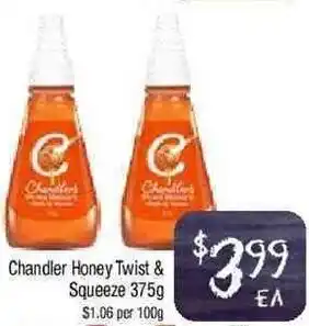 Chandler Honey Twist & Squeeze 375g