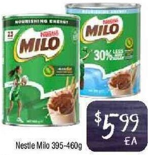 Foodworks Nestle Milo 395-460g offer