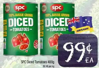 Foodworks SPC Diced Tomatoes 400g offer