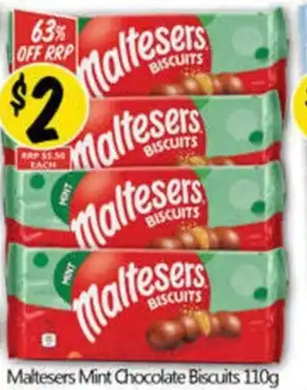 NQR Maltesers Mint Chocolate Biscuits offer