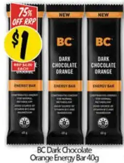 NQR BC Dark Chocolate Orange Energy Bar offer