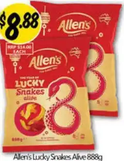 NQR Allen's Lucky Snakes Alive offer