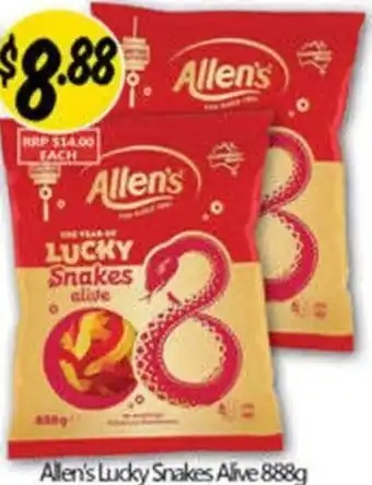 NQR Allen's Lucky Snakes Alive offer