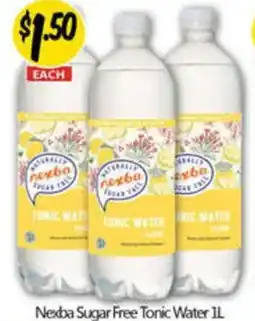 NQR Nexba Sugar Free Tonic Water offer