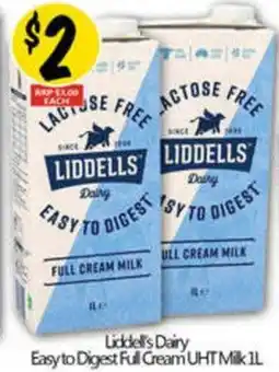 NQR Liddell's Dairy offer