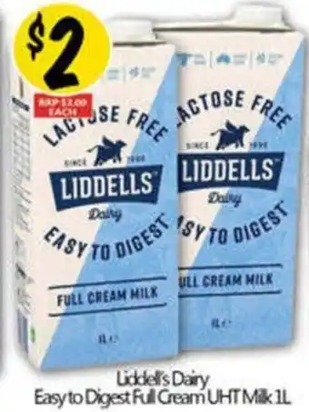 NQR Liddell's Dairy offer