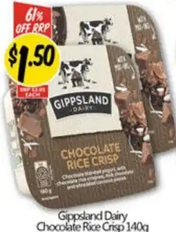 NQR Gippsland Dairy Chocolate Rice Crisp offer