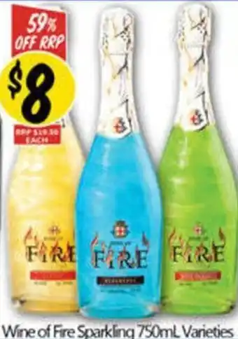 NQR Wine of Fire Sparkling offer