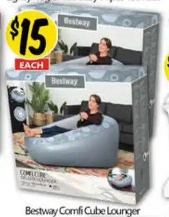 NQR Bestway Comfi Cube Lounger offer